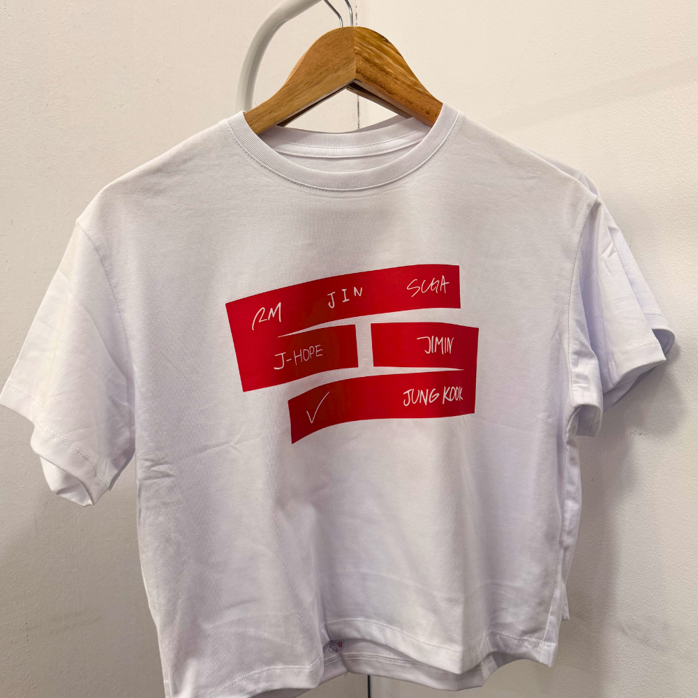 BTS - Arirang Members - Crop Top - K-Pop Inspired Fanmade Tee
