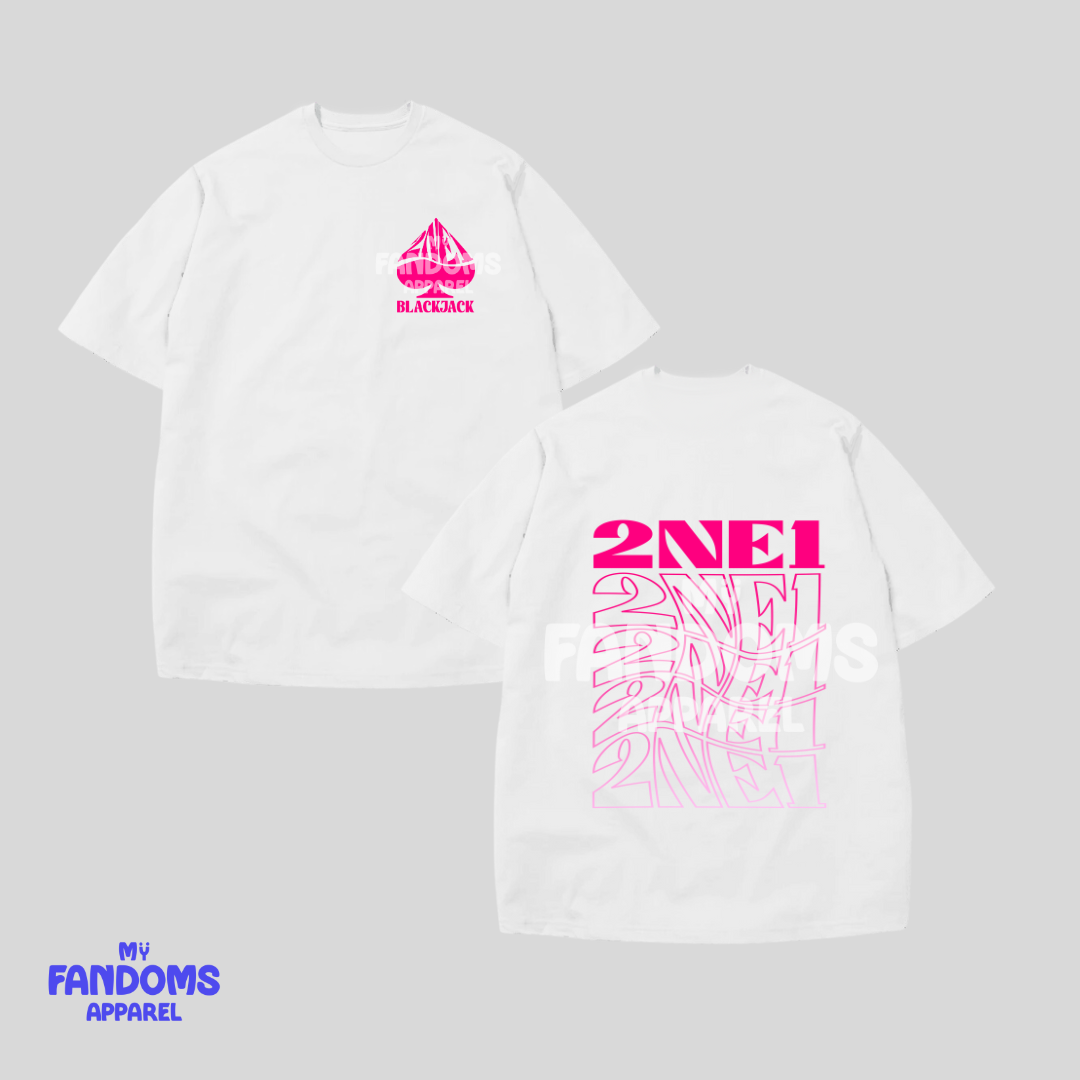 2NE1 - Blackjack KPop Inspired Tshirt Tees