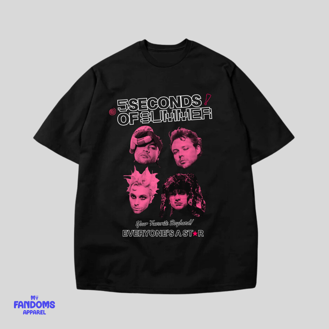 5SOS - Star Inspired Oversized T-shirt