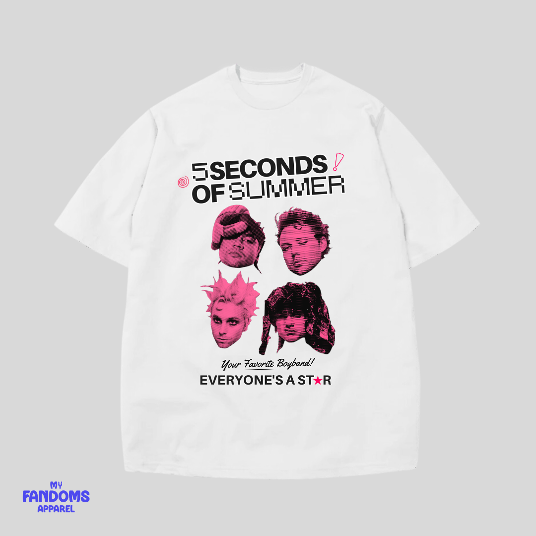 5SOS - Star Inspired Oversized T-shirt