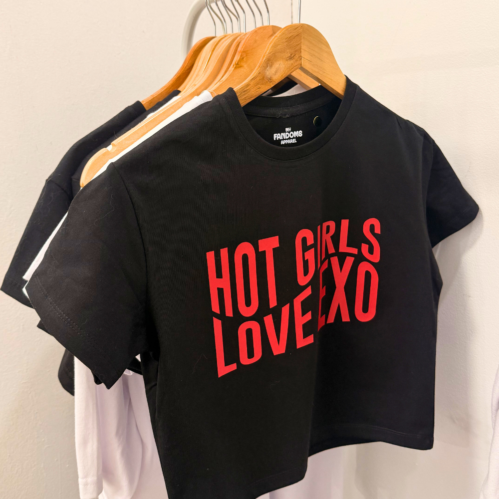 EXO - Hot Girls X Exo | Crop Top KPop Inspired Tshirt Tees