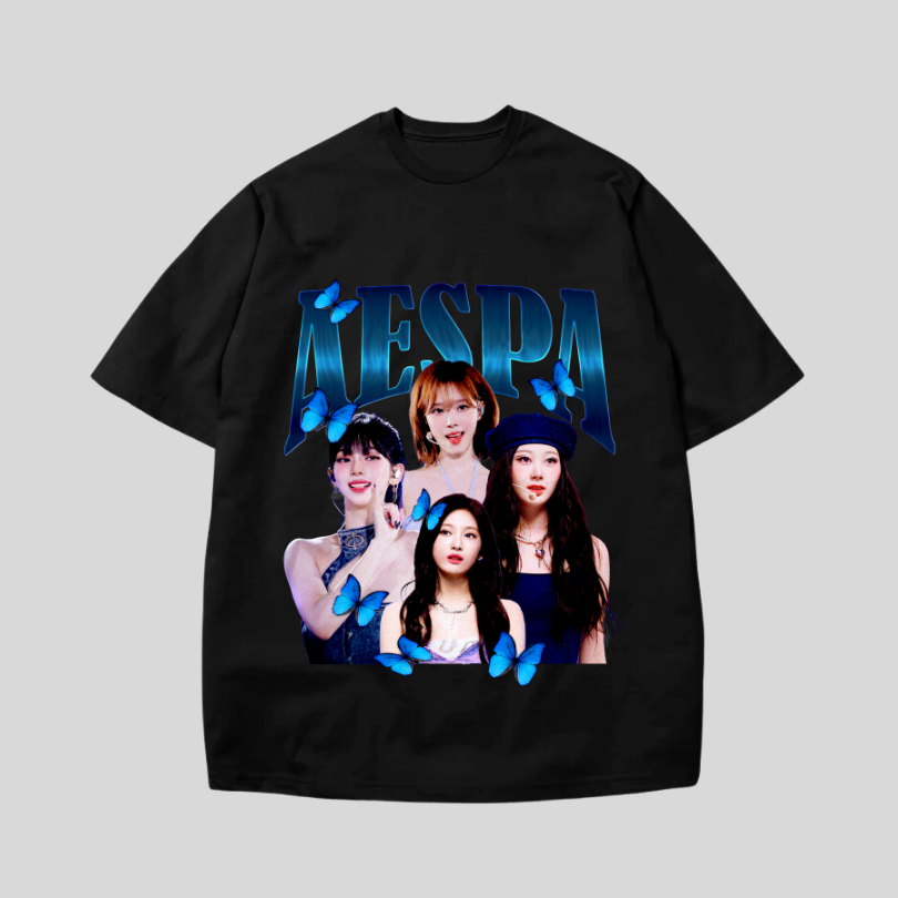 Aespa Drama - Bootleg KPop Vintage Tshirt Tees Trendy Unisex Urban Fashion