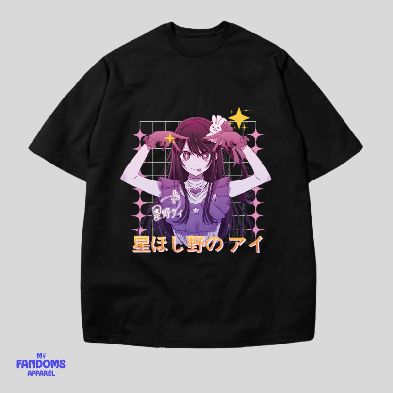 Oshi no Ko Hoshino Ai - Anime Inspired Fan Shirt Tees Trendy Unisex