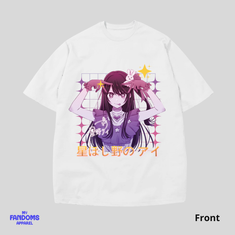 Oshi no Ko Hoshino Ai - Anime Inspired Fan Shirt Tees Trendy Unisex