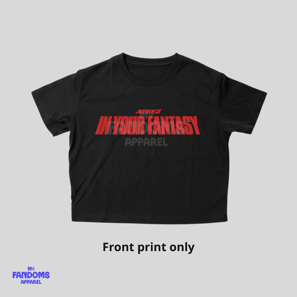 Ateez - In your fantasy | Crop Top KPop Inspired Tshirt Tees