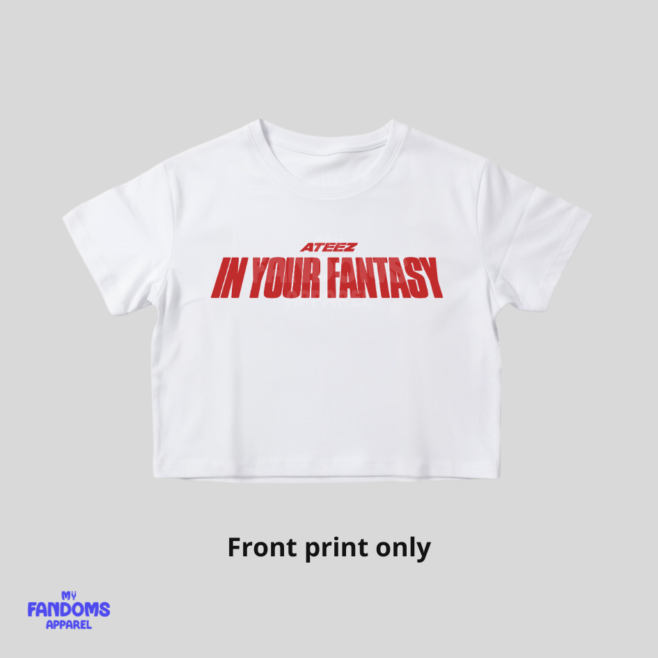 Ateez - In your fantasy - Crop Top - K-Pop Inspired Fanmade Tee