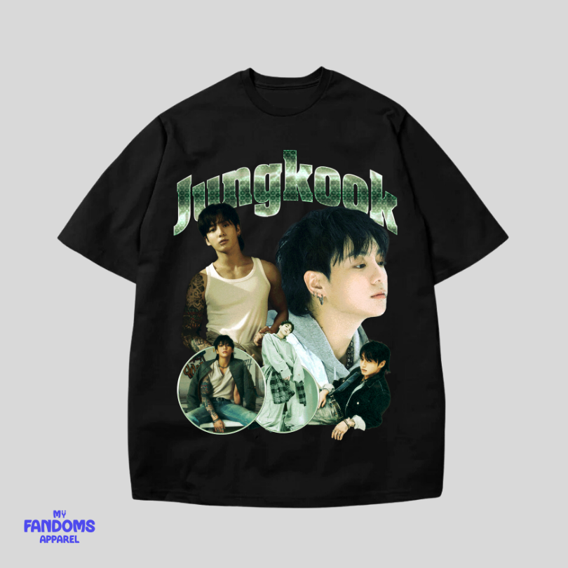 BTS Jungkook - Bootleg KPop Vintage Tshirt Tees Trendy Unisex Urban Fashion