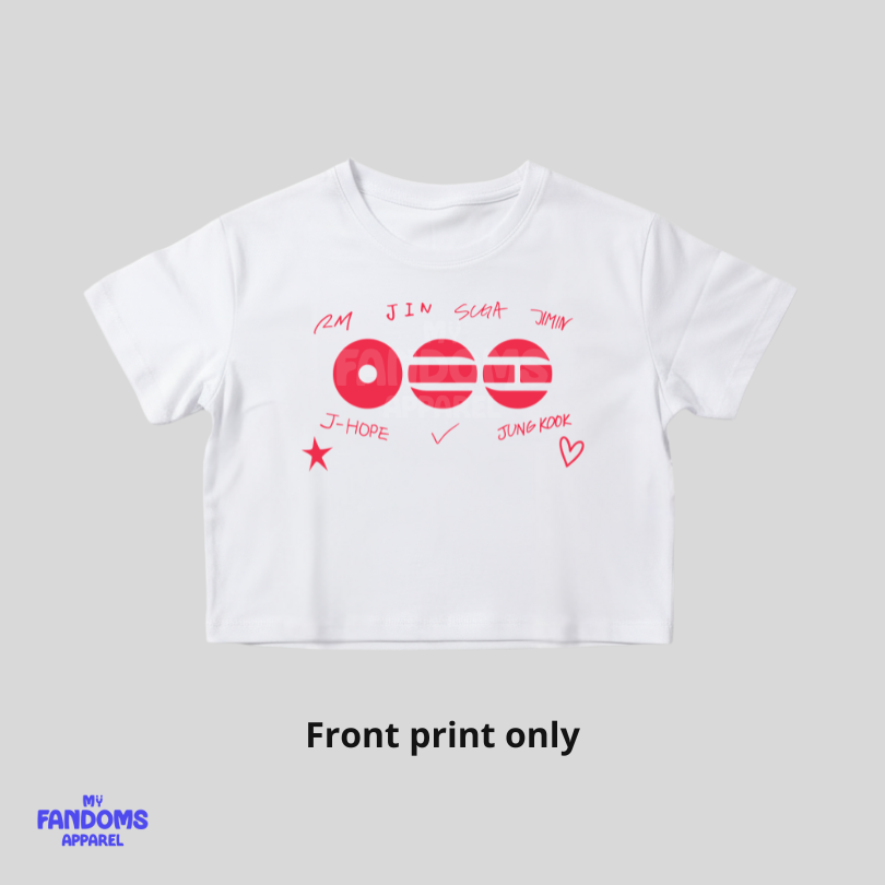 BTS - Arirang Seven - Crop Top - K-Pop Inspired Fanmade Tee