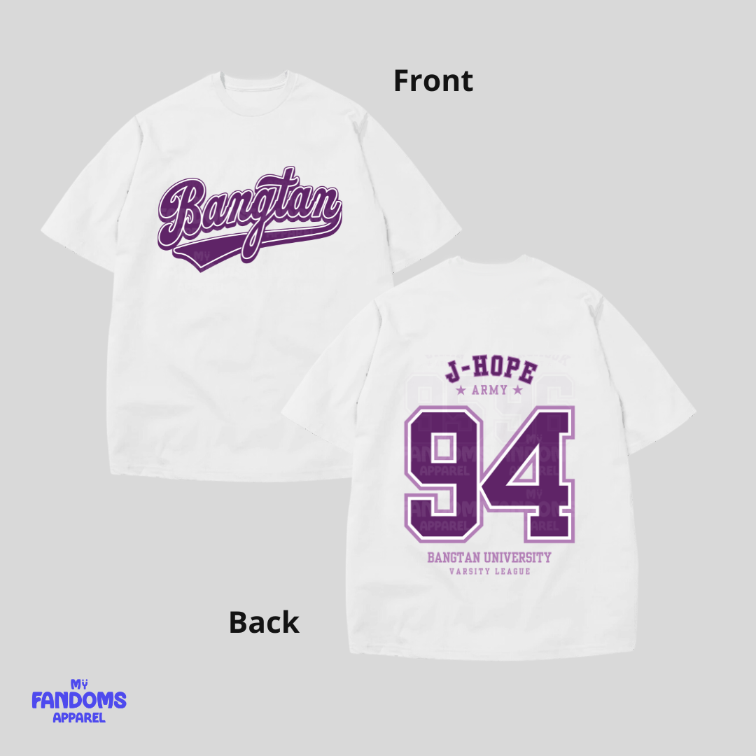 BTS - J-Hope Varsity Urban Tshirt Artist Inspired