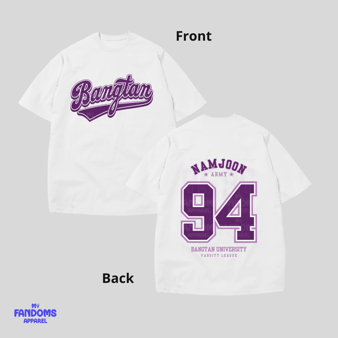 BTS - Namjoon Varsity Urban Tshirt Artist Inspired