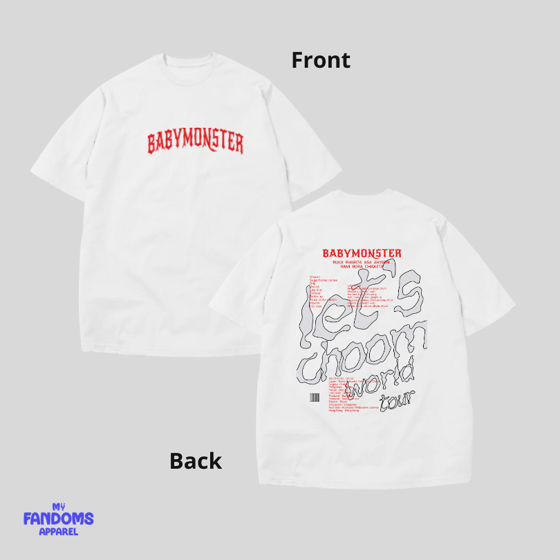 BABYMONSTER - Choom - Streetwear Kpop Inspired T-shirt