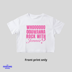 BLACKPINK Jennie “like Jennie” Crop Top | K-Pop Inspired Fanmade Tee