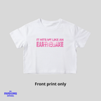 BLACKPINK Jisoo “Earthquake”  Crop Top | K-Pop Inspired Fanmade Tshirt