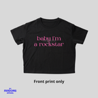 BLACKPINK Lisa “Rockstar” Crop Top | K-Pop Inspired Fanmade Tee