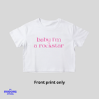BLACKPINK Lisa “Rockstar” Crop Top | K-Pop Inspired Fanmade Tee