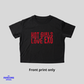 EXO - Hot Girls X Exo -  Crop Top | K-Pop Inspired Fanmade Tee