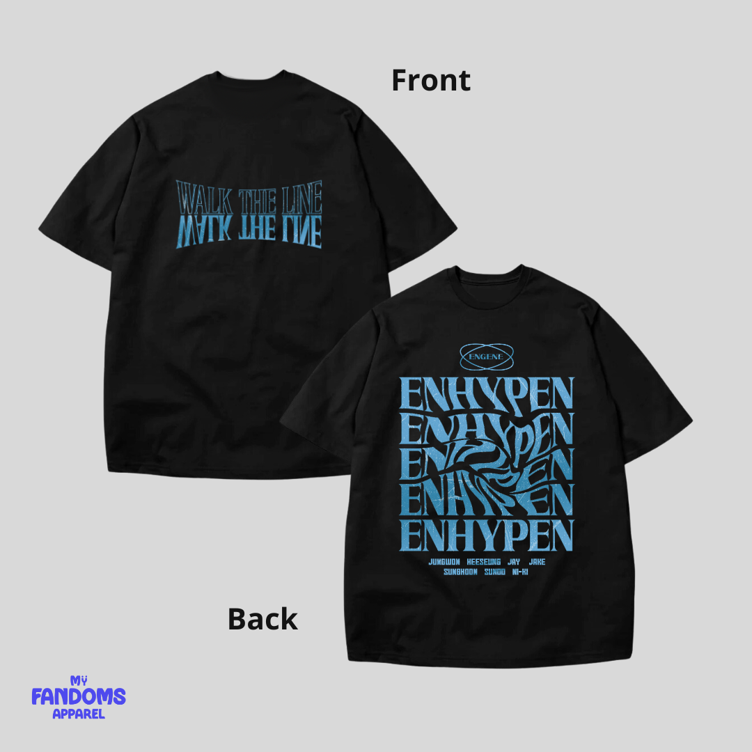Enhypen - Walk The Line Inspired KPop Tshirt Tees