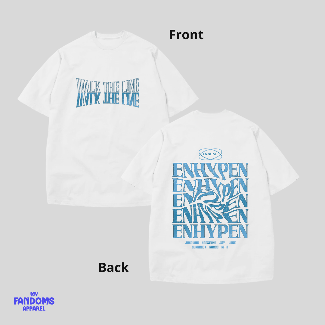 Enhypen - Walk The Line Inspired KPop Tshirt Tees