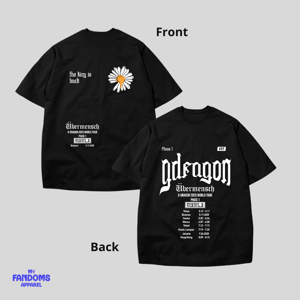 GD - Ubermensch Tour KPop Tshirt