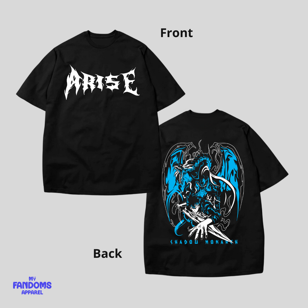 Solo Leveling Sung Jinwoo Arise - Anime Inspired Fan Shirt Unisex
