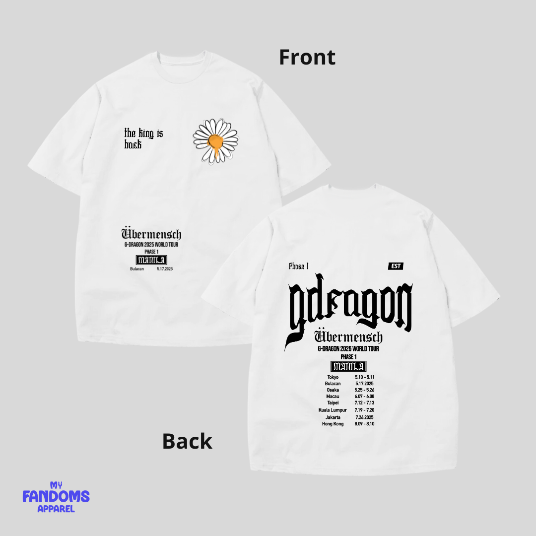 GD - Ubermensch Tour KPop Tshirt
