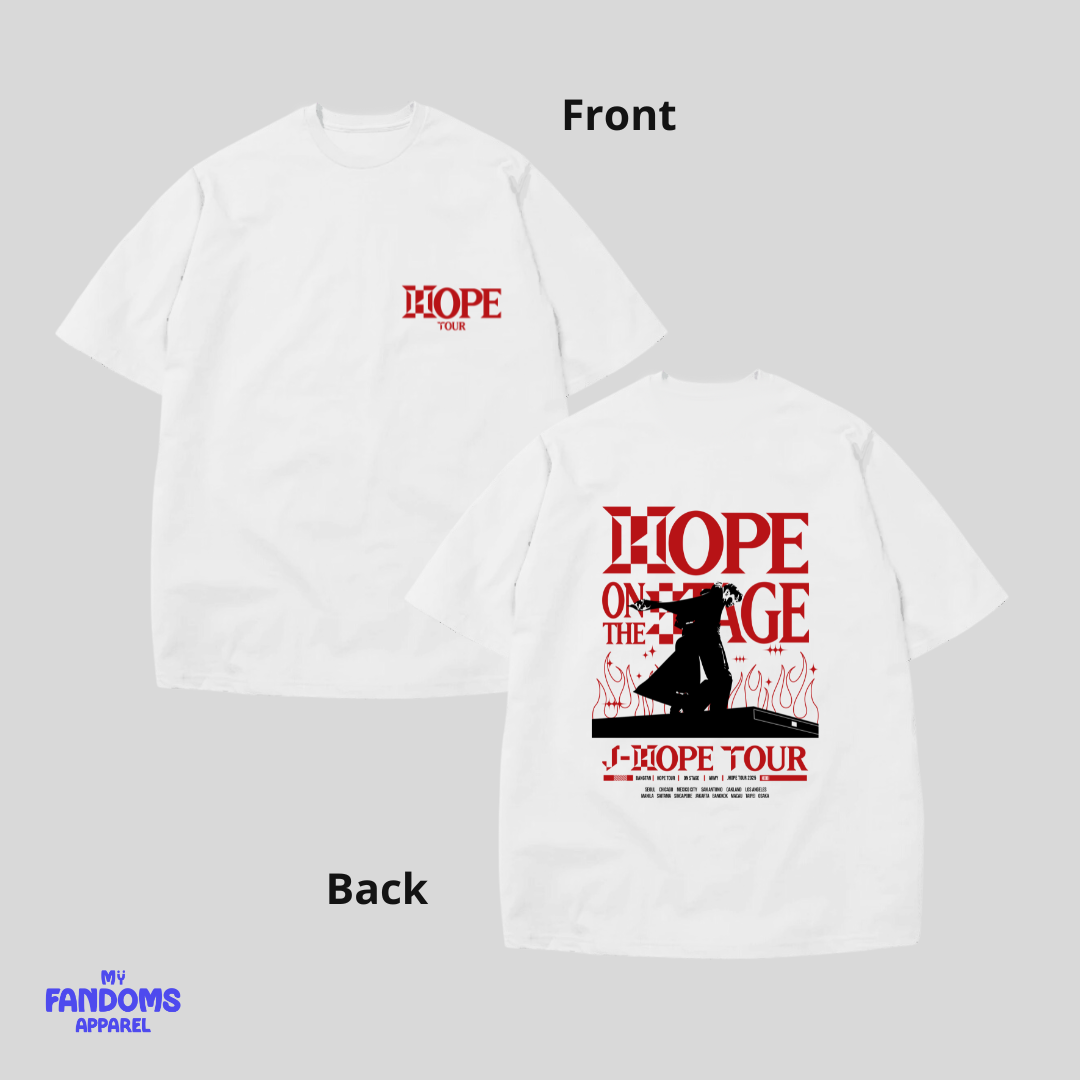 BTS - J-Hope Hope Tour KPop Tshirt Tees