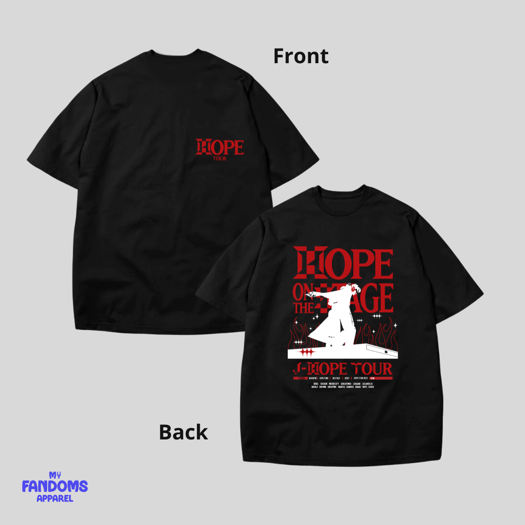 BTS - J-Hope Hope Tour KPop Tshirt Tees