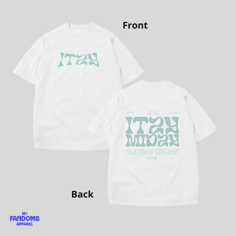 ITZY - MIDZY - Streetwear KPop Tshirt Tees