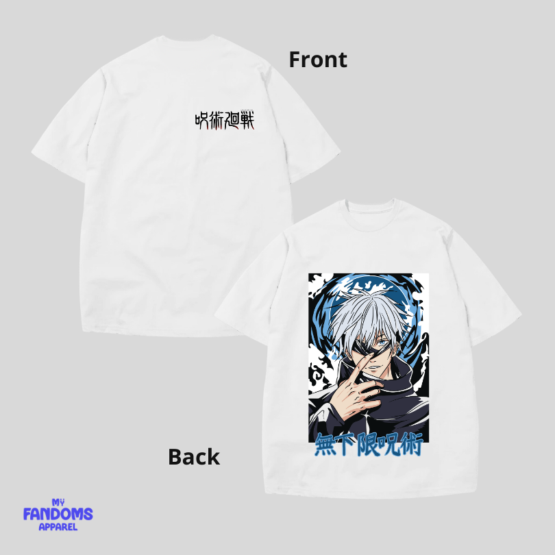 Jujutsu Kaisen Satoru Gojo vr 2 - Anime Inspired Fan Shirt Tees Trendy Unisex
