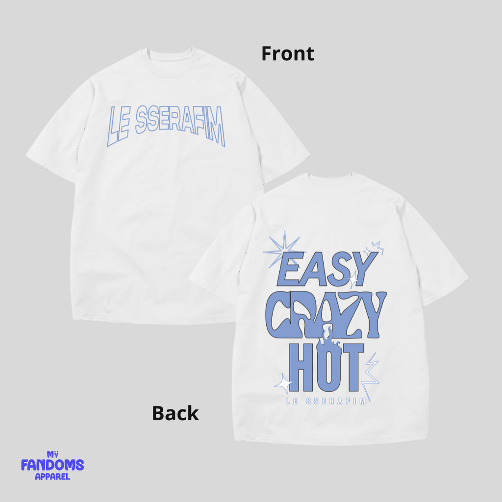 Le sserrafim - Easy, Crazy, Hot KPop Tshirt Tees