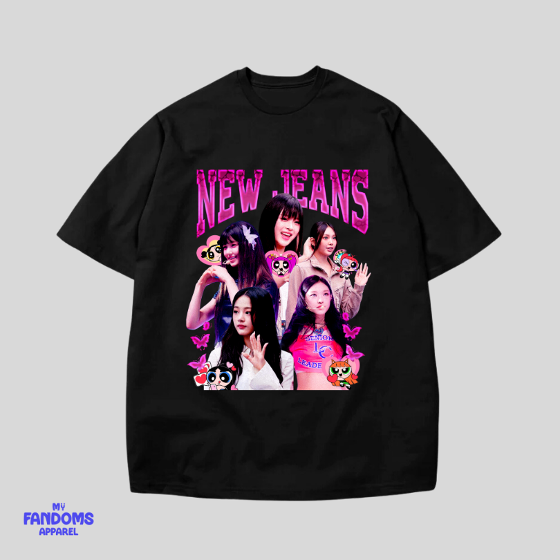 New Jeans - Bootleg KPop Vintage Tshirt Tees Trendy Unisex Urban Fashion