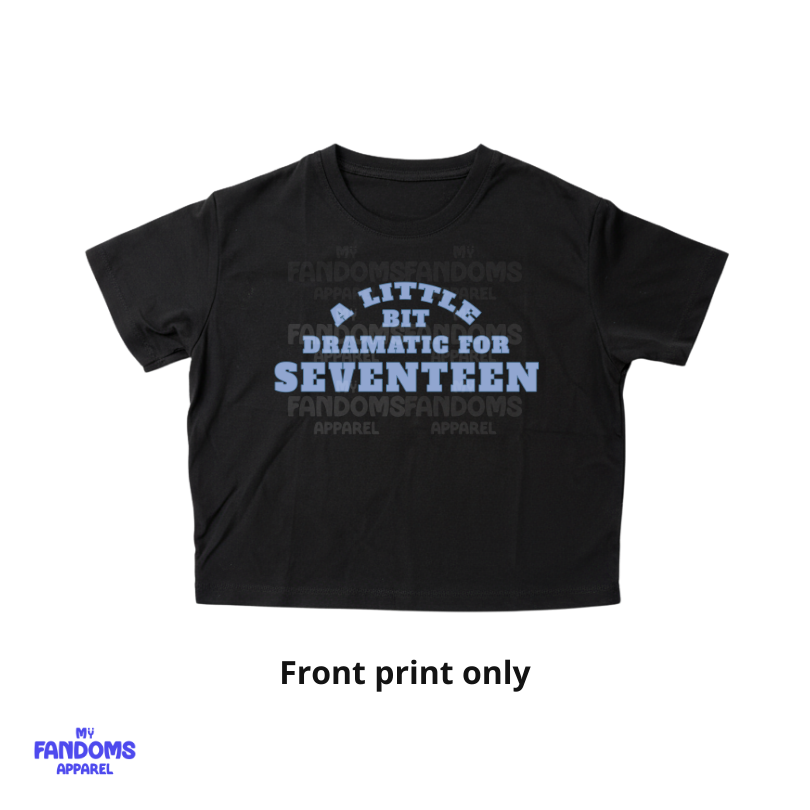 Seventeen - Dramatic Crop Top | K-Pop Inspired Fanmade Tee
