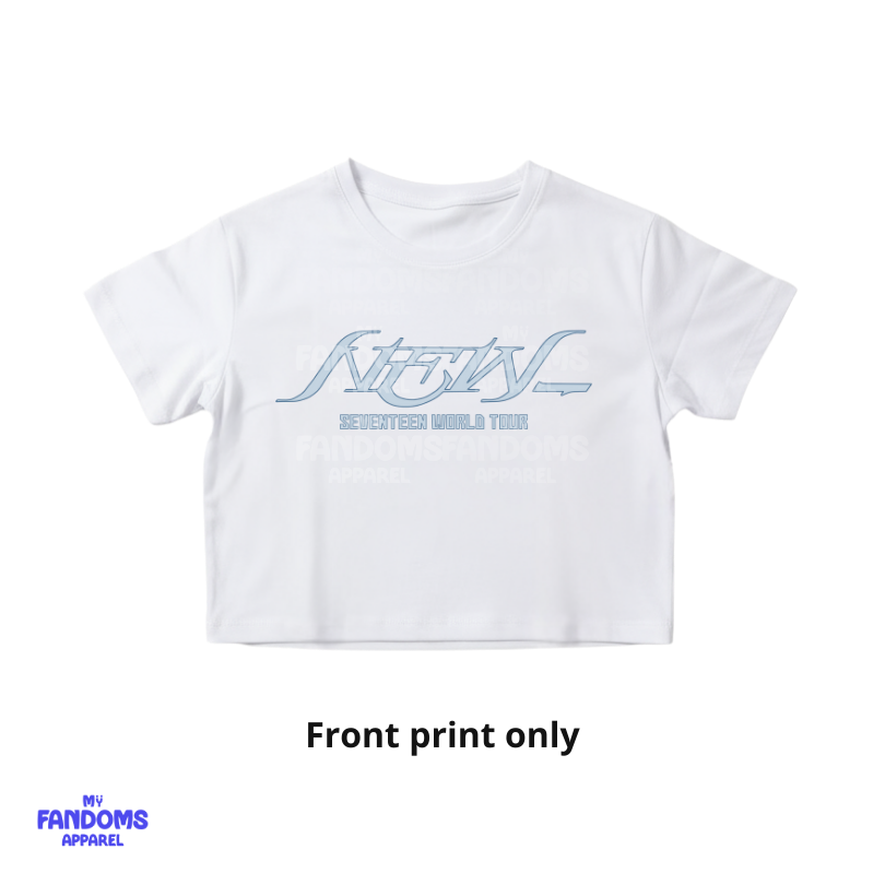 Seventeen - New Tour Crop Top | K-Pop Inspired Fanmade Tee