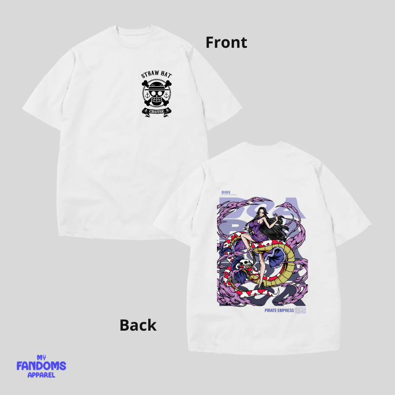 One Piece Boa - Anime Inspired Fan Shirt Tees Trendy Unisex