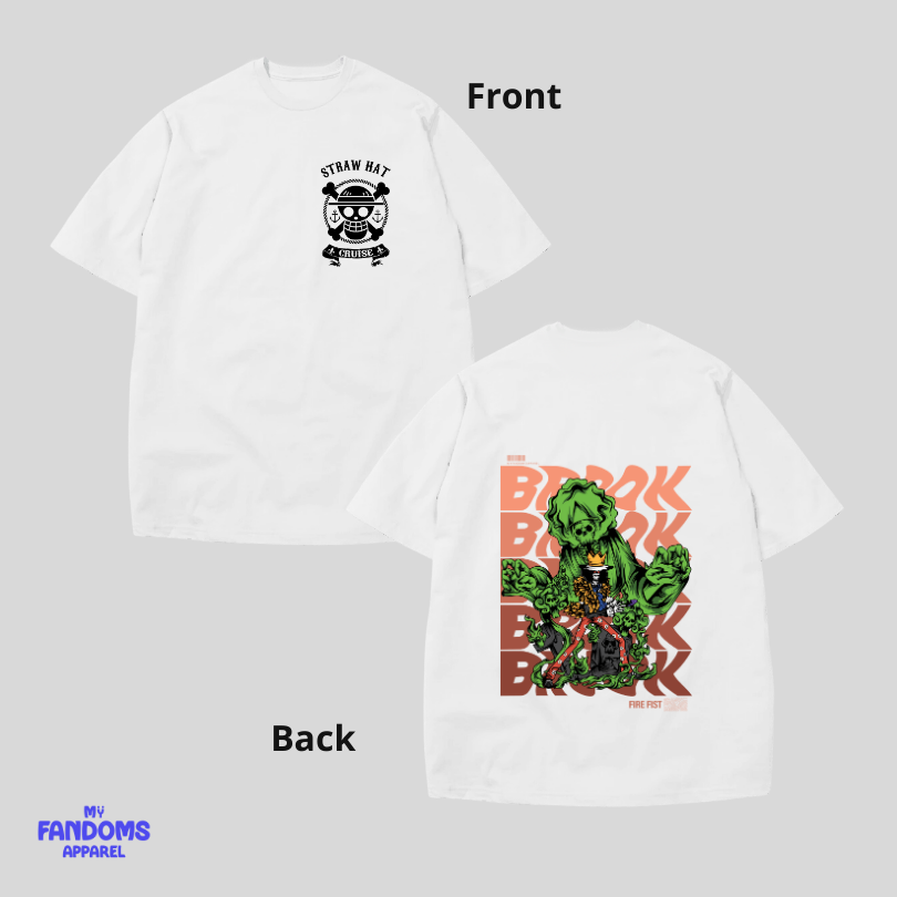 One Piece Brook - Anime Inspired Fan Shirt Tees Trendy Unisex