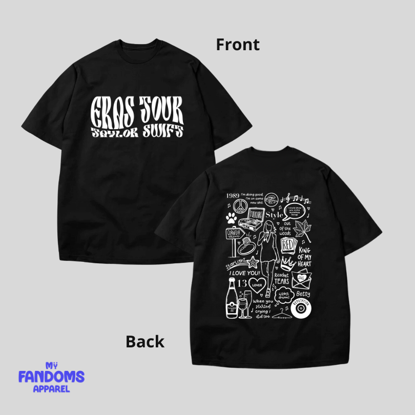 Taylor Swift Doodle - Streetwear Vintage Tshirt Tees Trendy Unisex Urban Fashion