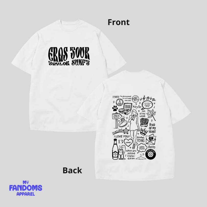 Taylor Swift Doodle - Streetwear Vintage Tshirt Tees Trendy Unisex Urban Fashion