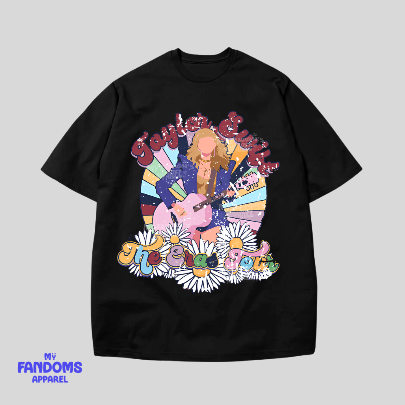 Taylor Swift Flower - Streetwear Vintage Tshirt Tees Trendy Unisex Urban Fashion