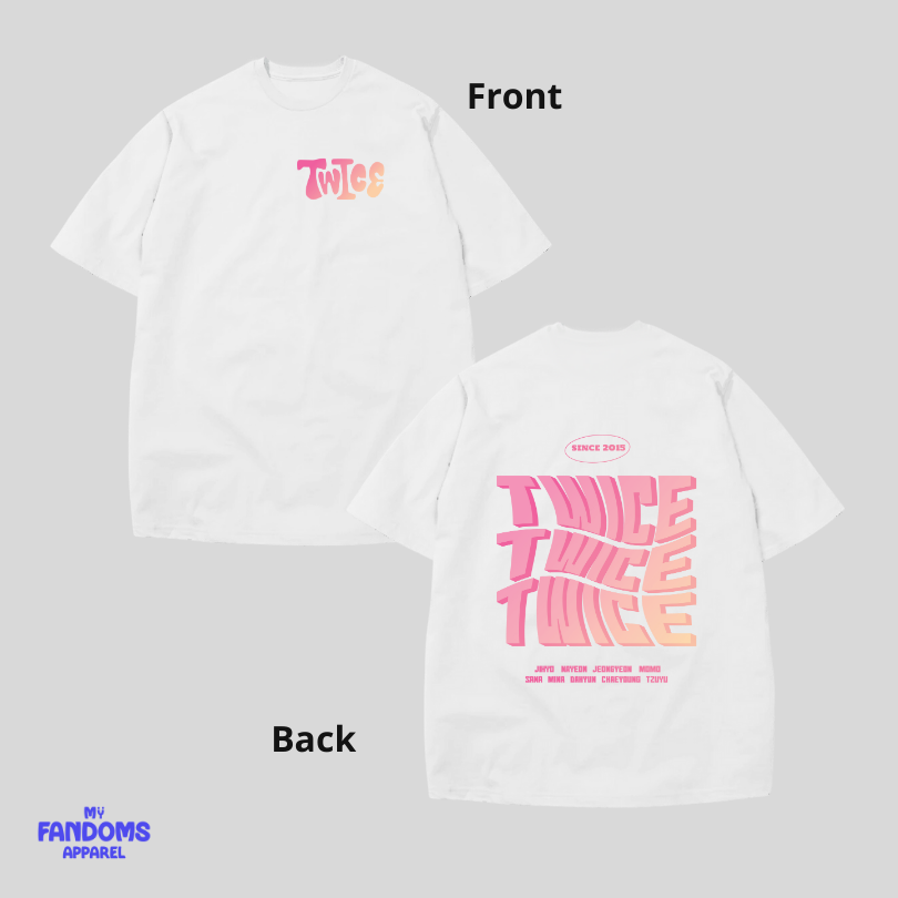 Twice Pink Candy - KPop Inspired Tshirt Tees