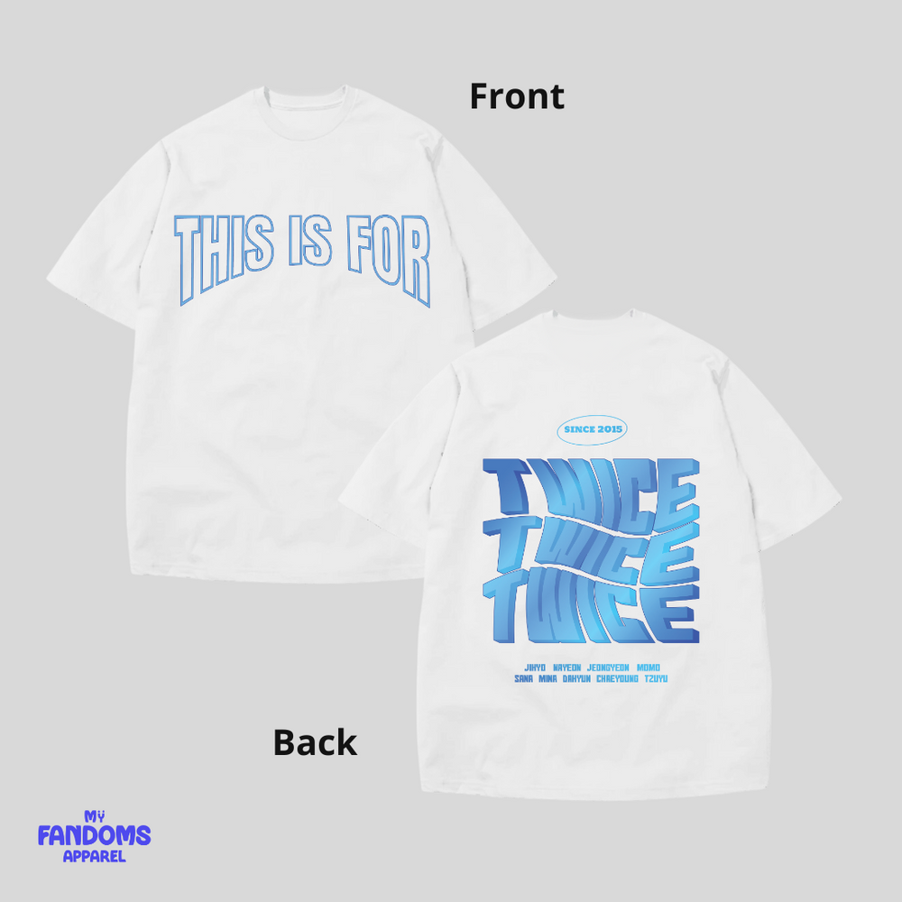 Twice Blue Candy - This Is For Tour KPop Inspired Tshirt Tees – My
