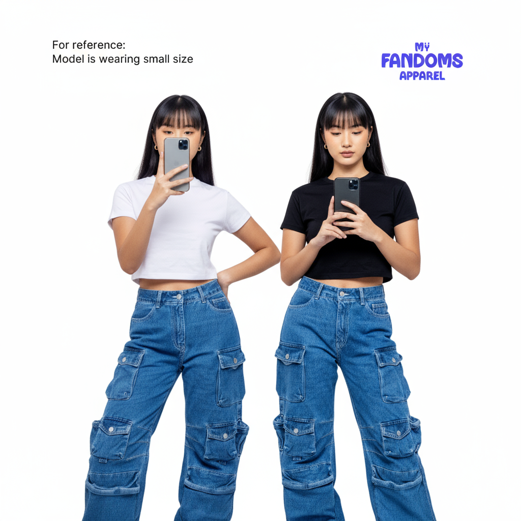 BLACKPINK Lisa “Rockstar” Crop Top | K-Pop Inspired Fanmade Tee