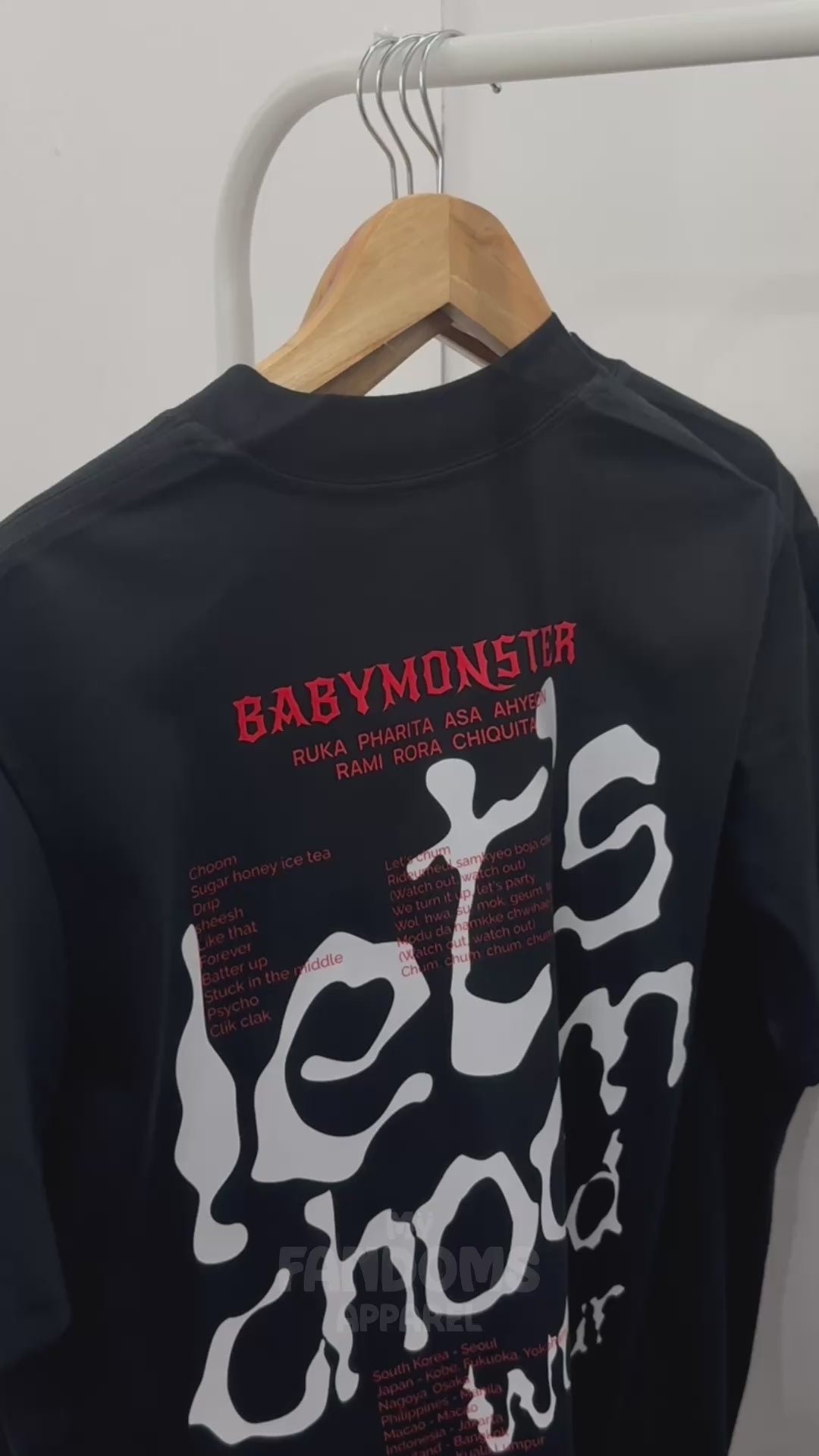 BABYMONSTER - Choom - Streetwear Kpop Inspired T-shirt
